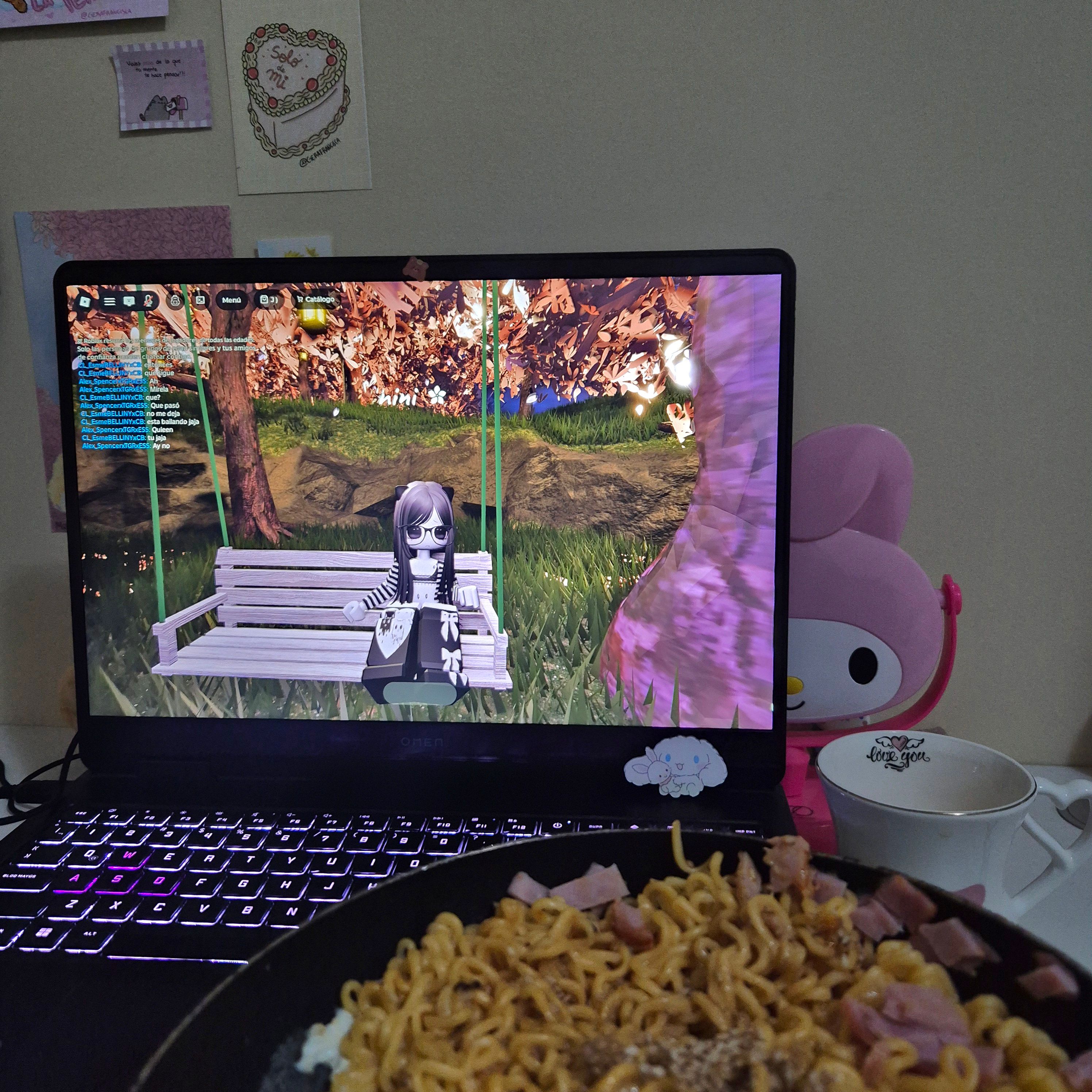 robloxito y ramencito ꉂ(˵˃ ᗜ ˂˵)