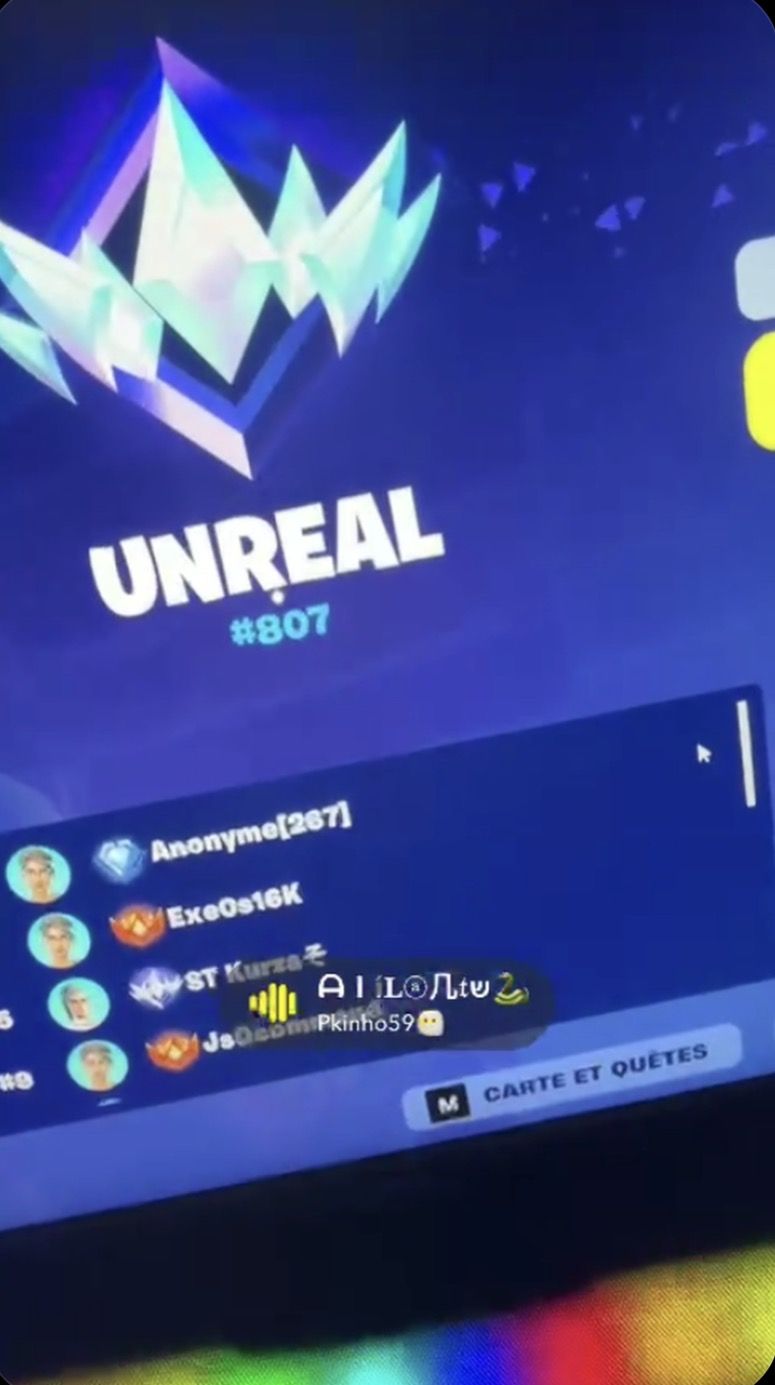 UNREAL TOP 800 MONDE