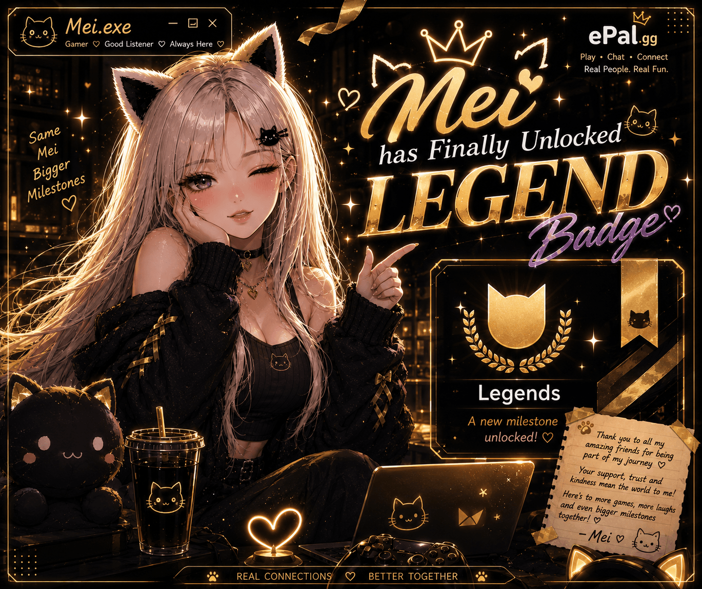 ୨୧₊˚⊹ 🏆 LEGEND BADGE UNLOCKED!! ⊹˚₊୨୧
