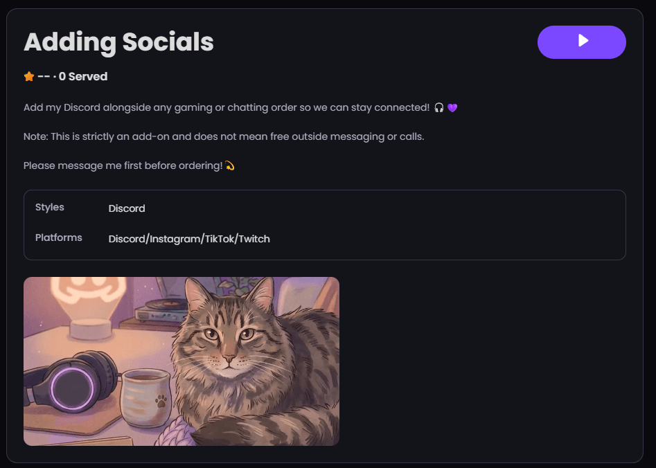 Added a new service!!