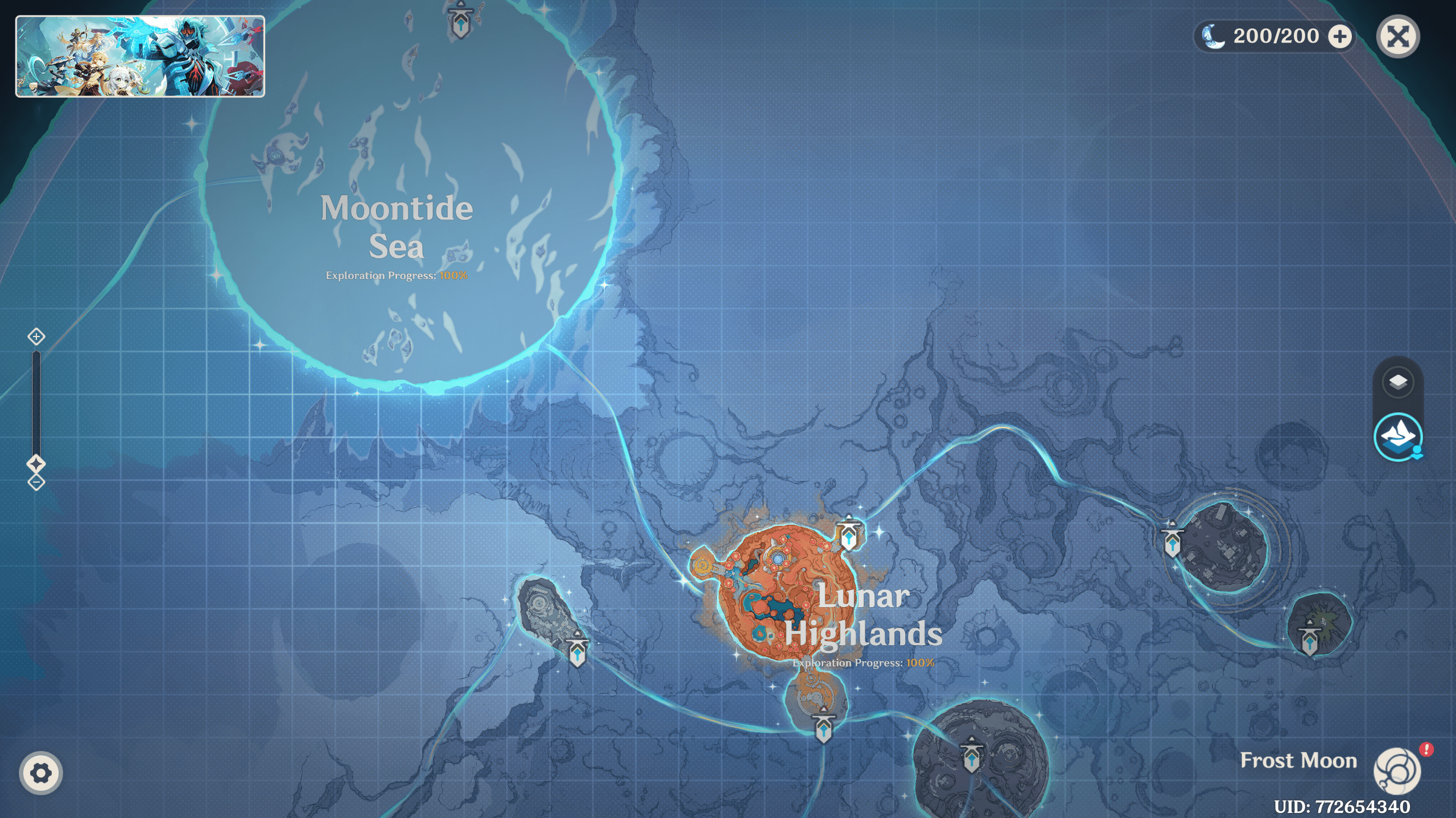 **Frostmoon exploration is FINALLY 100%!!** ♡