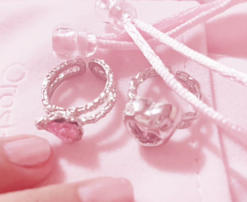 My fave cutesy new rings🩷
