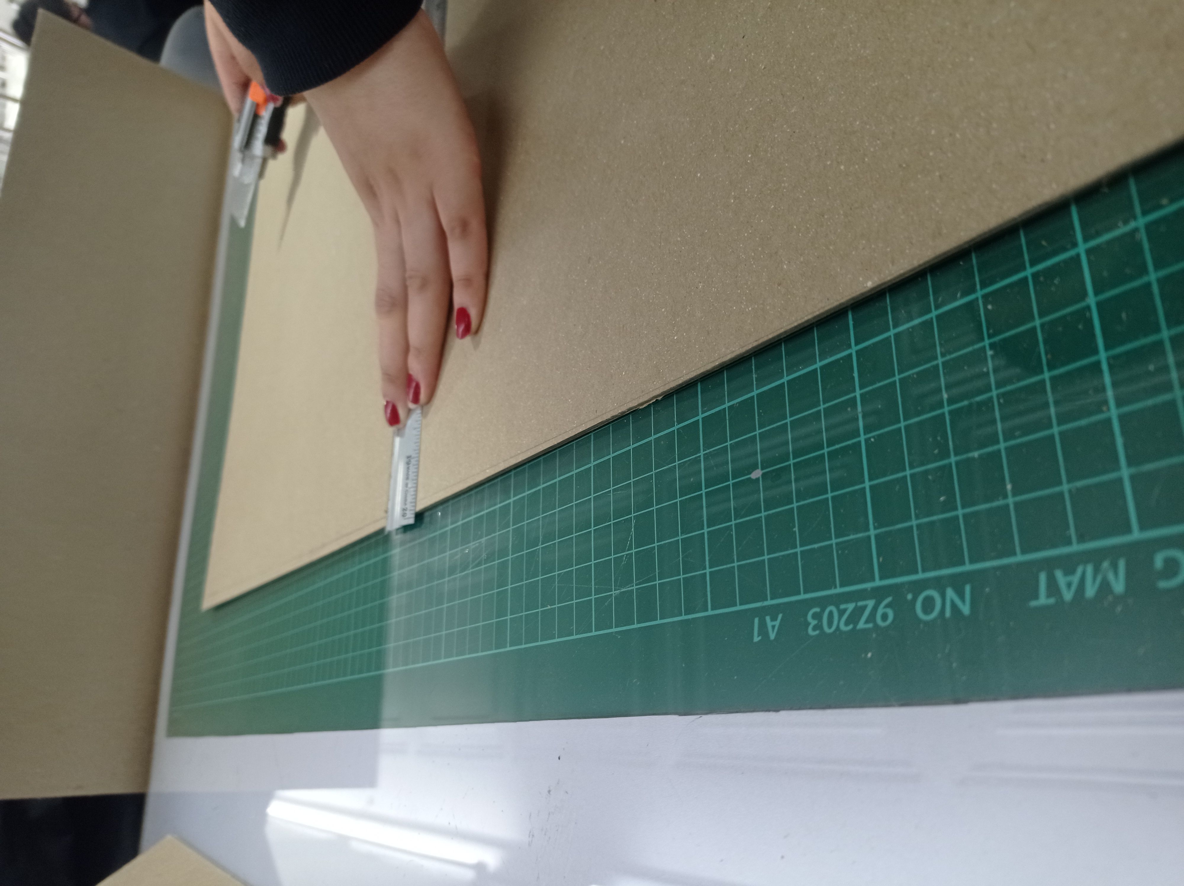 I hate cutting cardboard