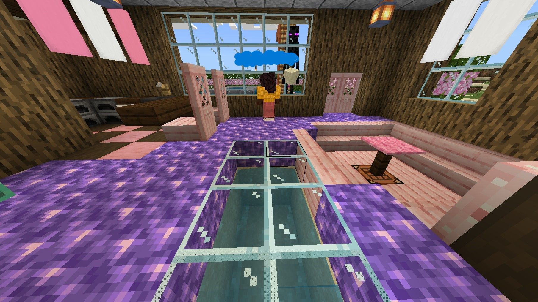 I think an Enderman fell in love with my house