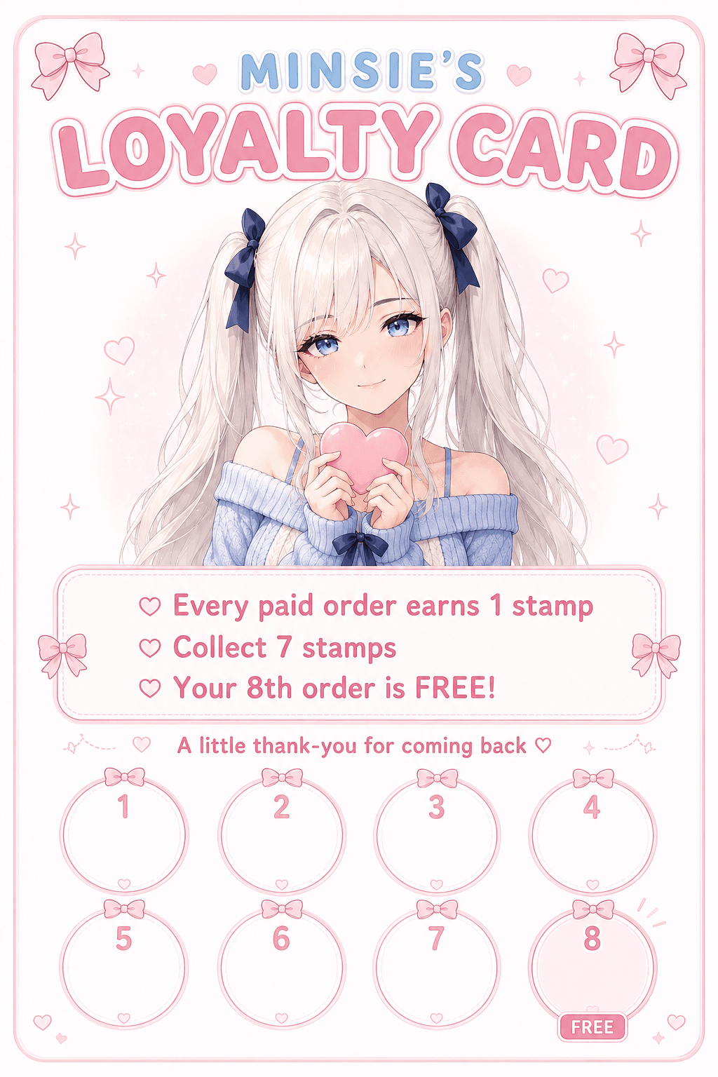 ୨ৎ 𝓝𝓮𝔀 𝓛𝓸𝔂𝓪𝓵𝓽𝔂 𝓒𝓪𝓻𝓭 ୨ৎ