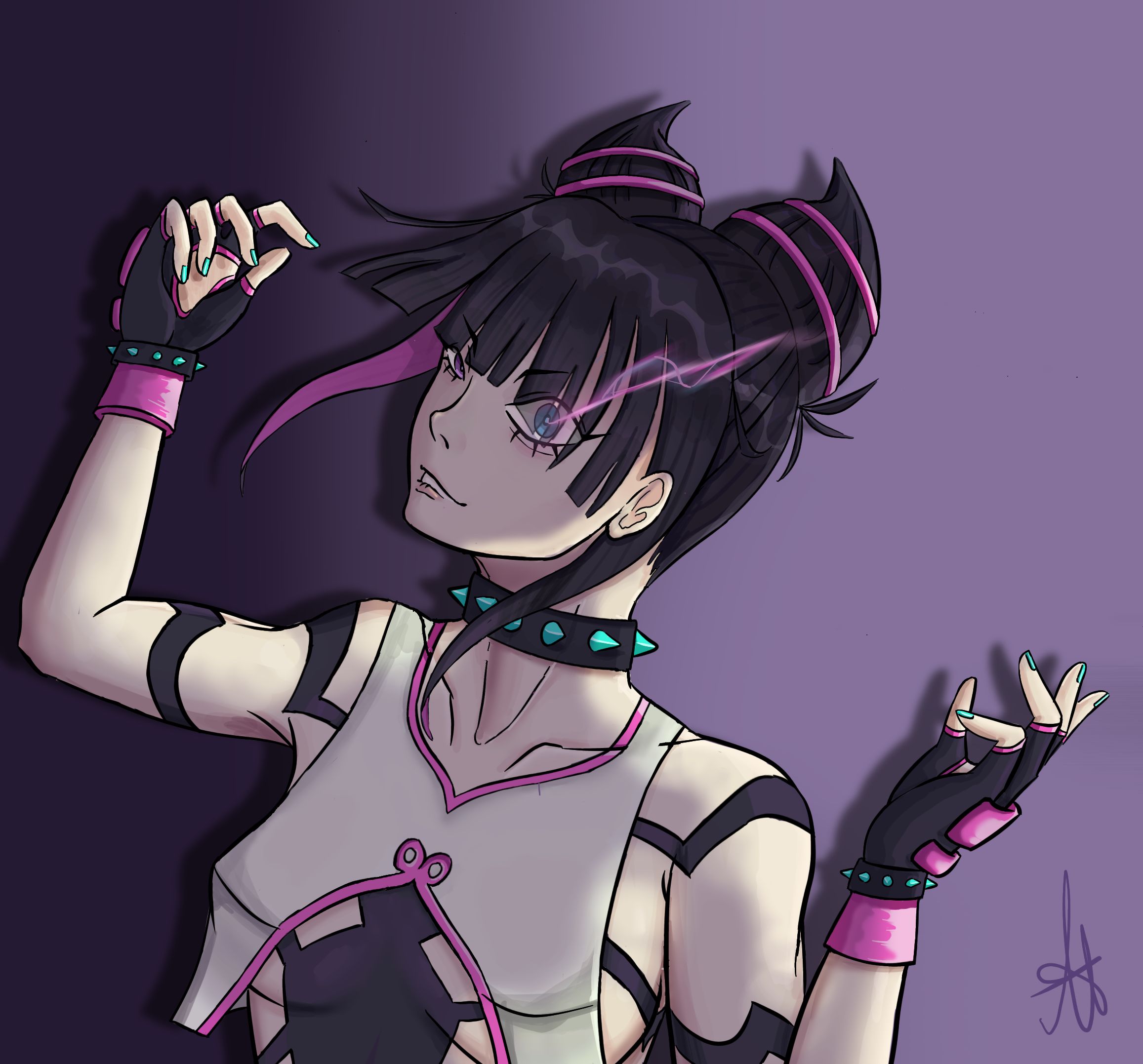 Drawing I made awhile back of Juri Han