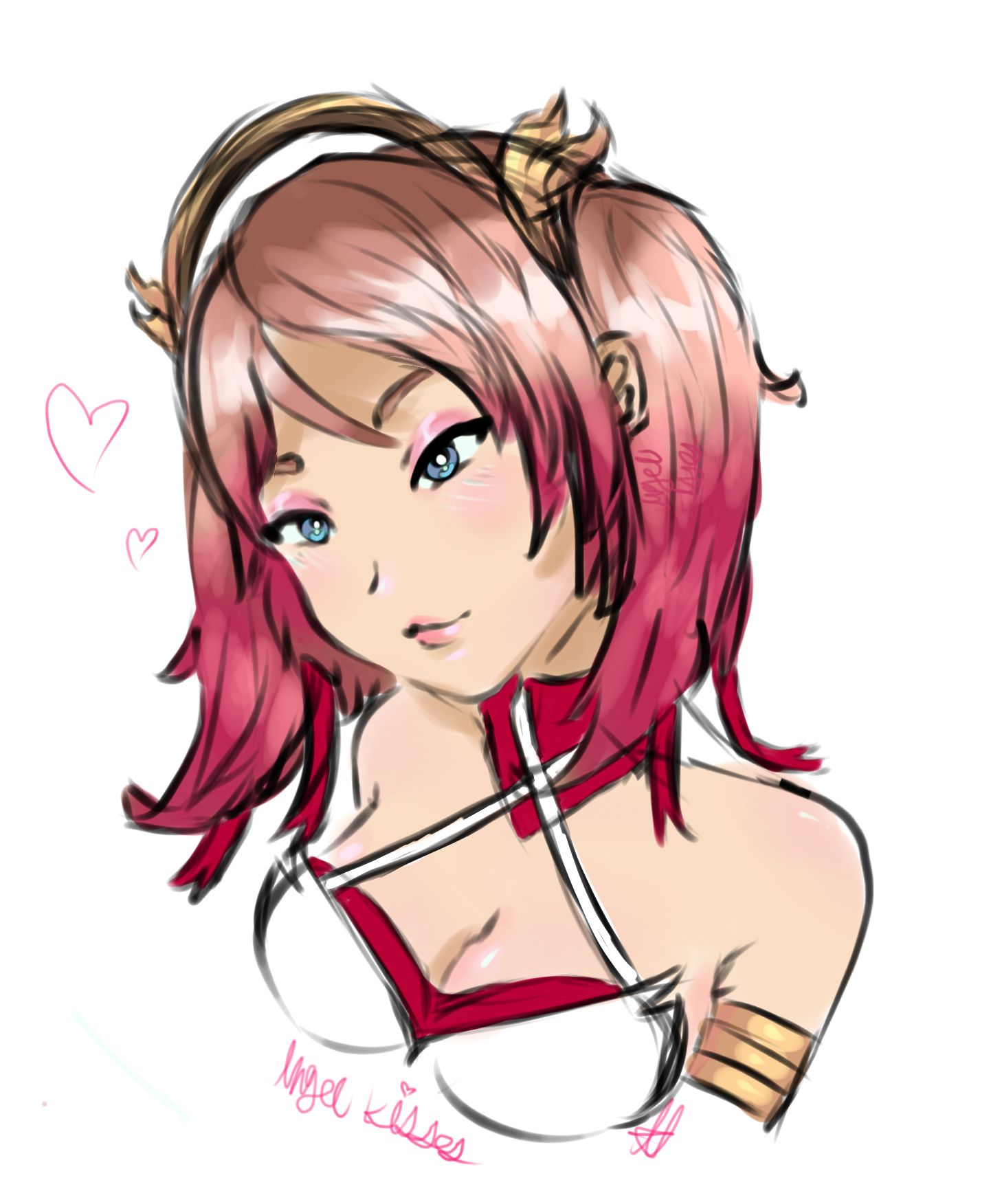 I tried to recreate "my' character in my style <3