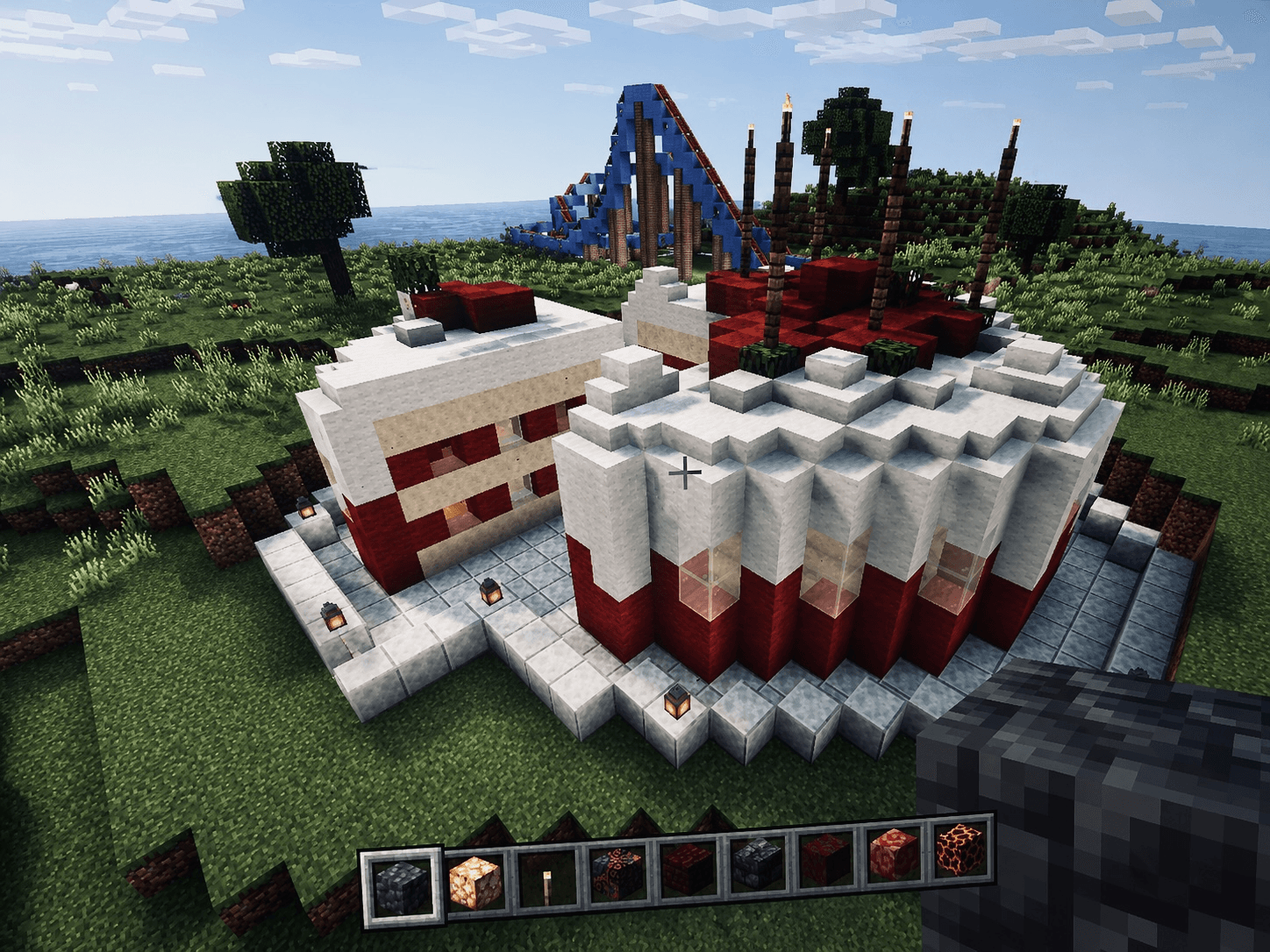 Let's build some cool things in mincraft<3