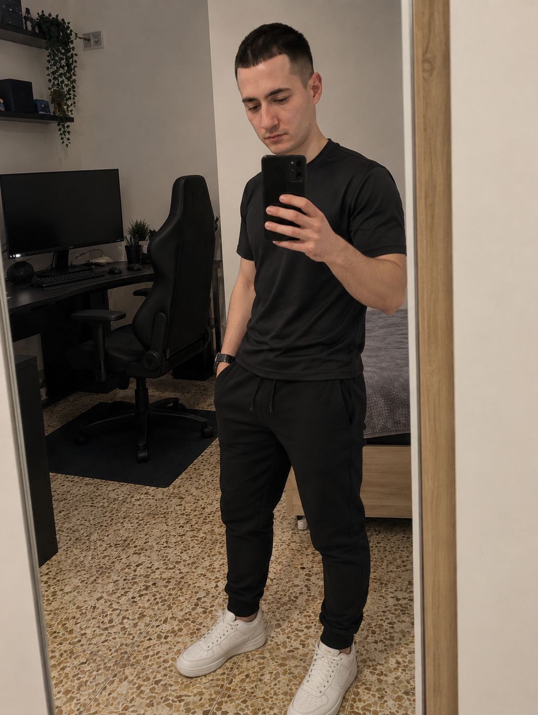You looked at the photo… might as well say hi now