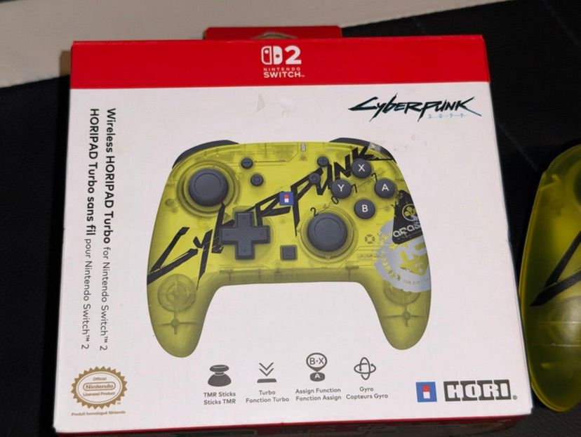my new cyberpunk switch 2 controller