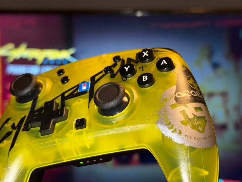 my new cyberpunk switch 2 controller
