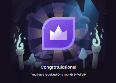 i just won vip for free😍😍