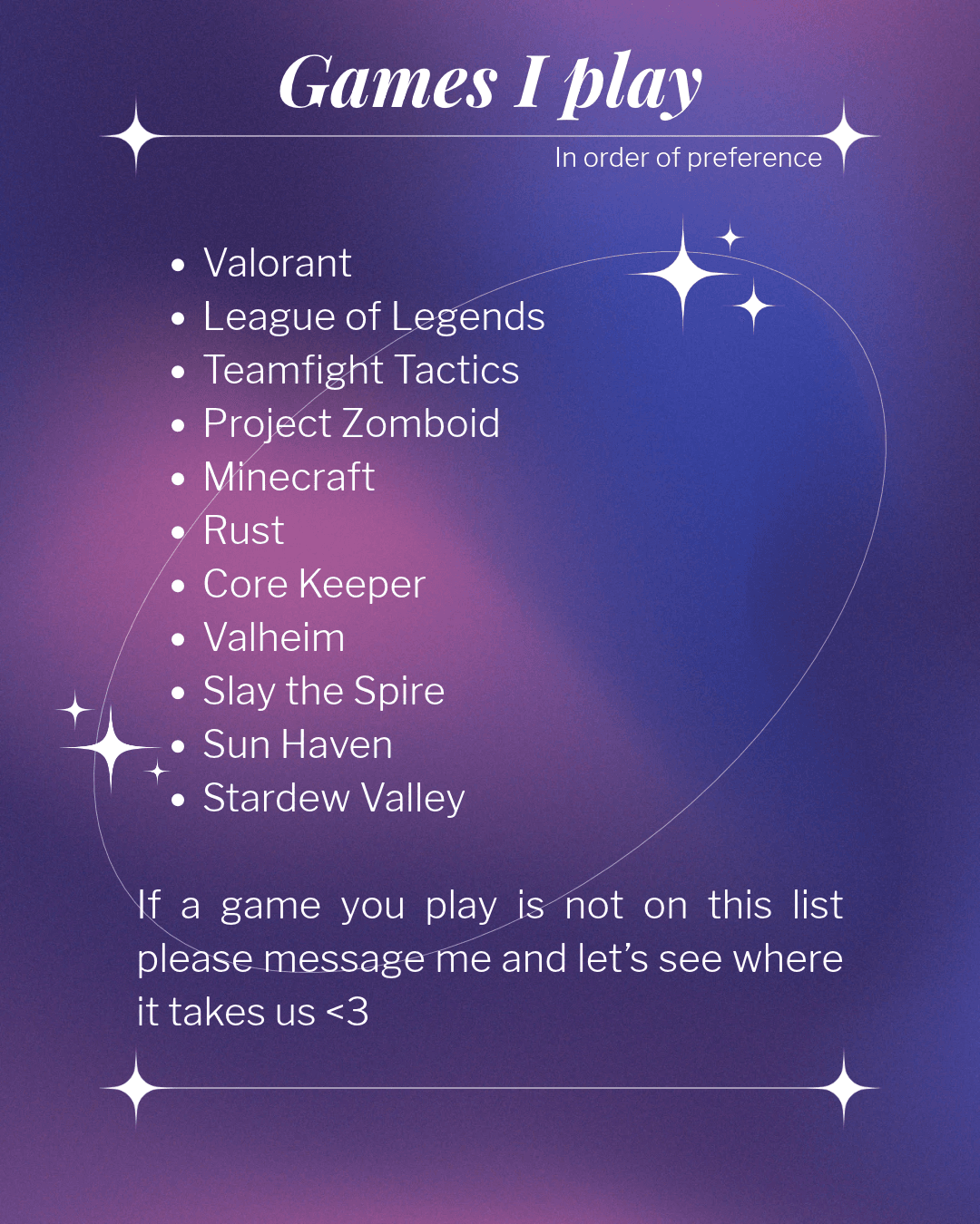 Games List