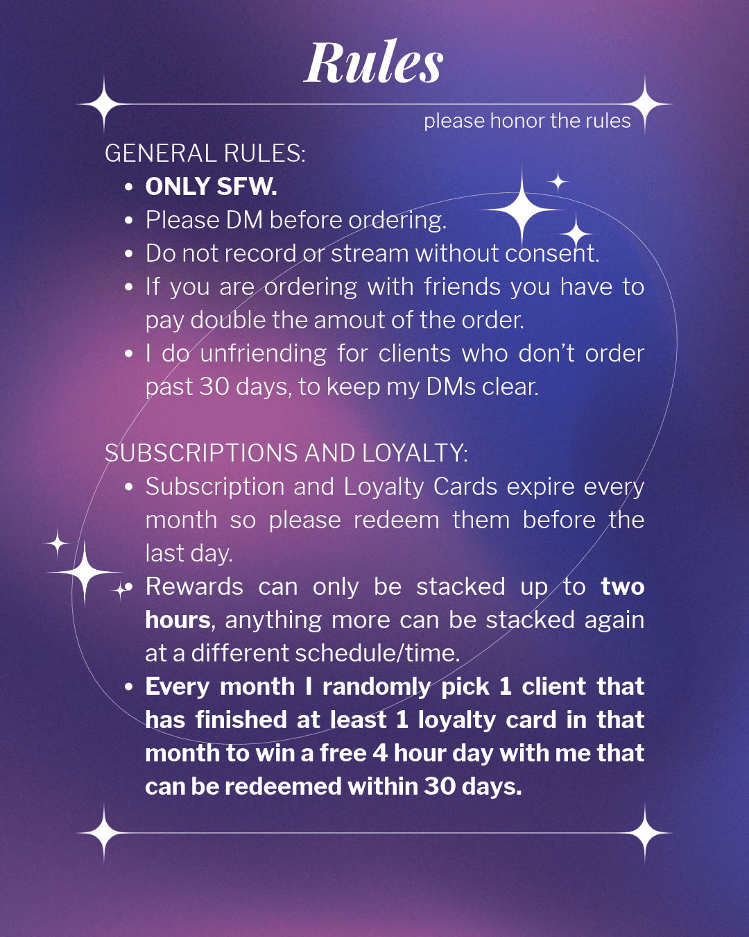 Rules
