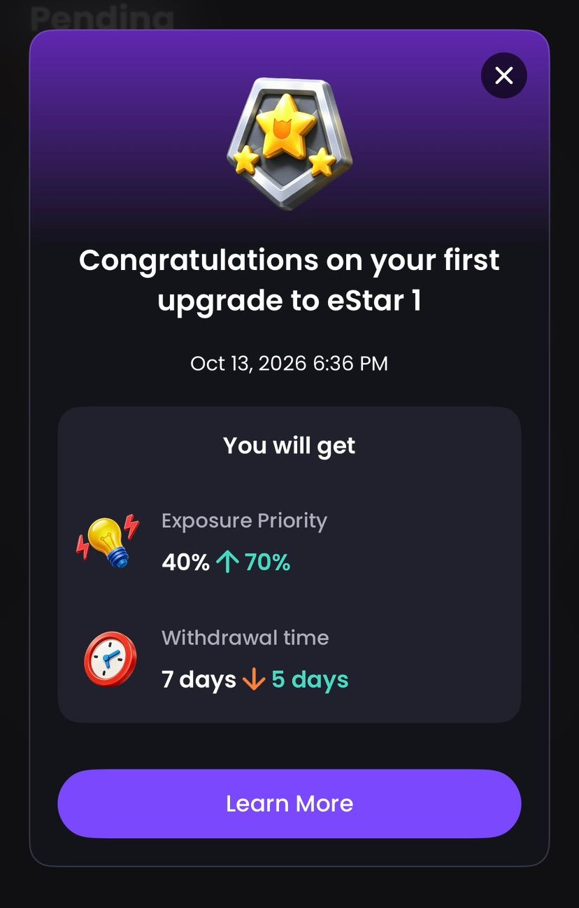 Finally got Estar 1 & 100 orders .ᐟ ᢉ𐭩