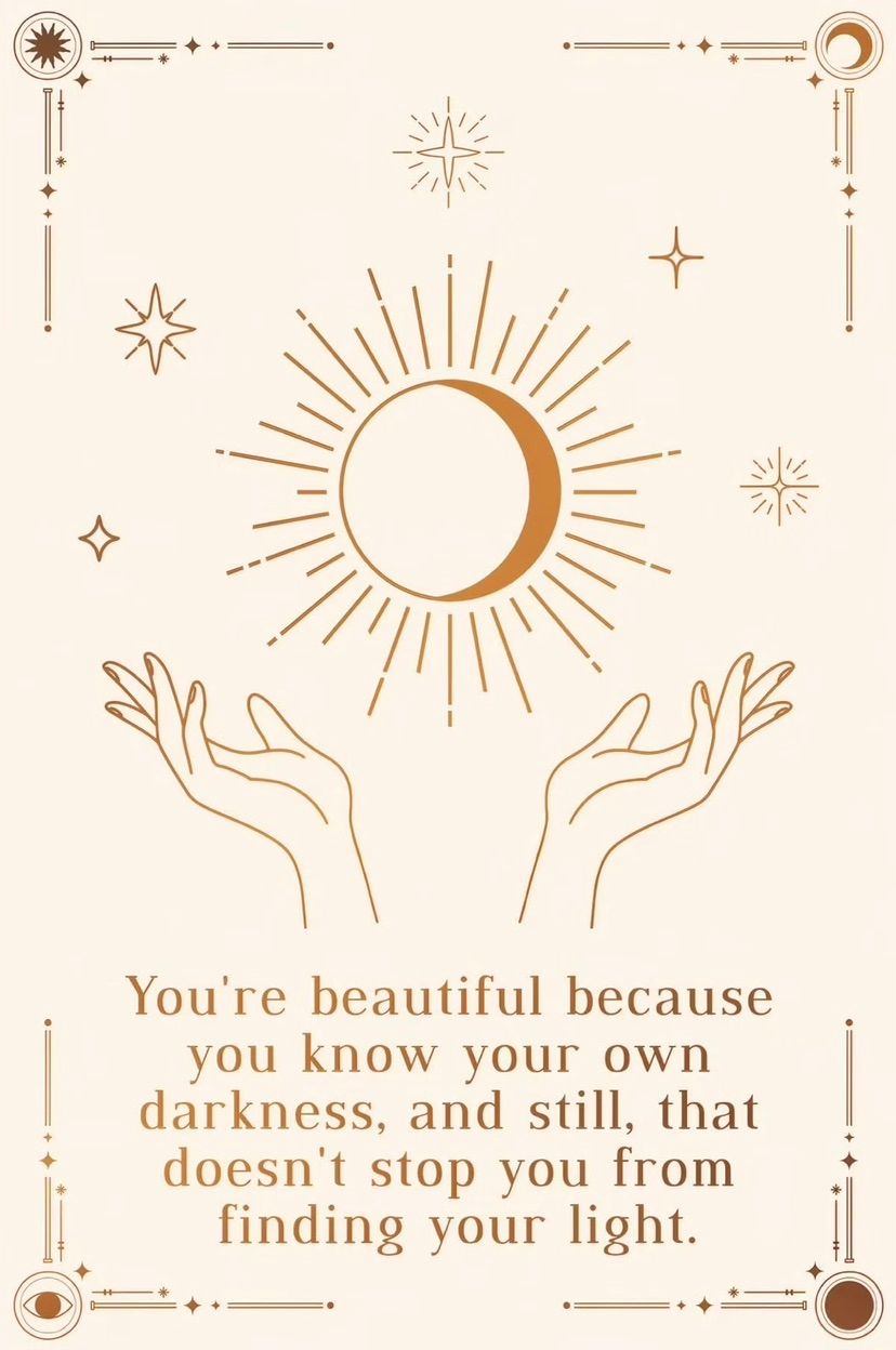 Know that you are worthy. Know that you are loved.