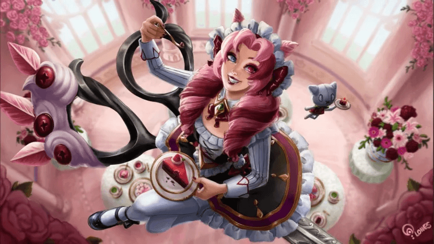Fan art of Gwen cafe cuties (Pearl chroma)