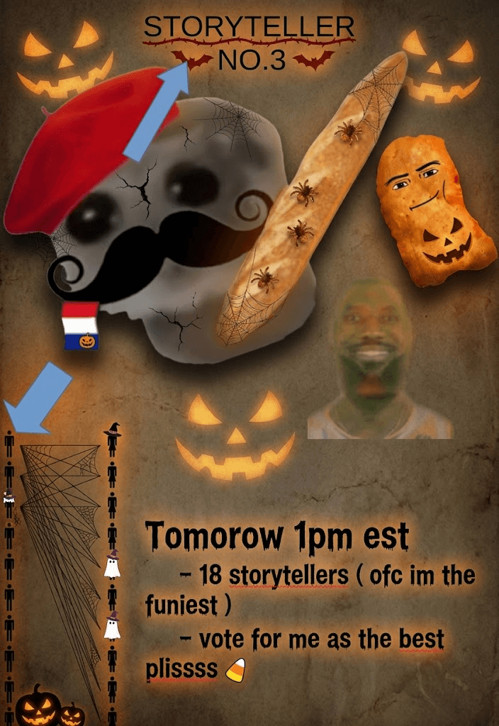 Yo guys im no.3 on spooktober 🔥🔥👀