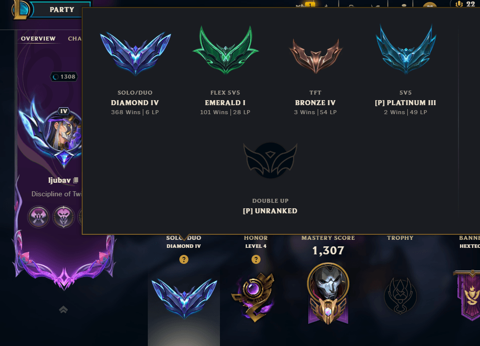 Finally hit diamond for the first time :D