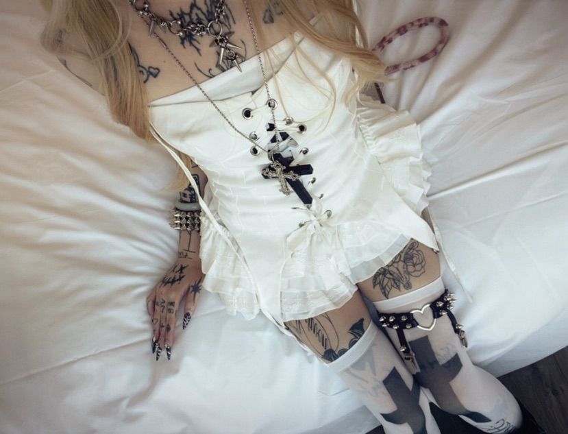 all white <3