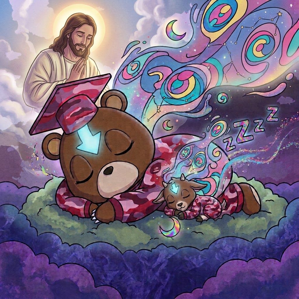 To slumber I go like a bear in a hole