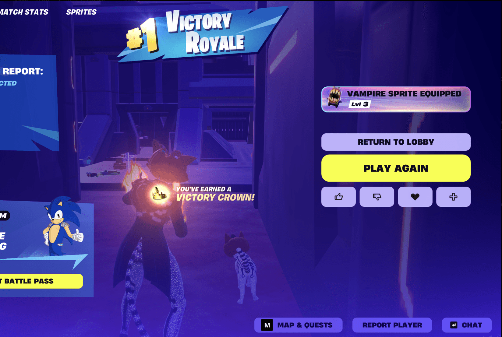 This is my 6th crowned victory royale~ ^ ^