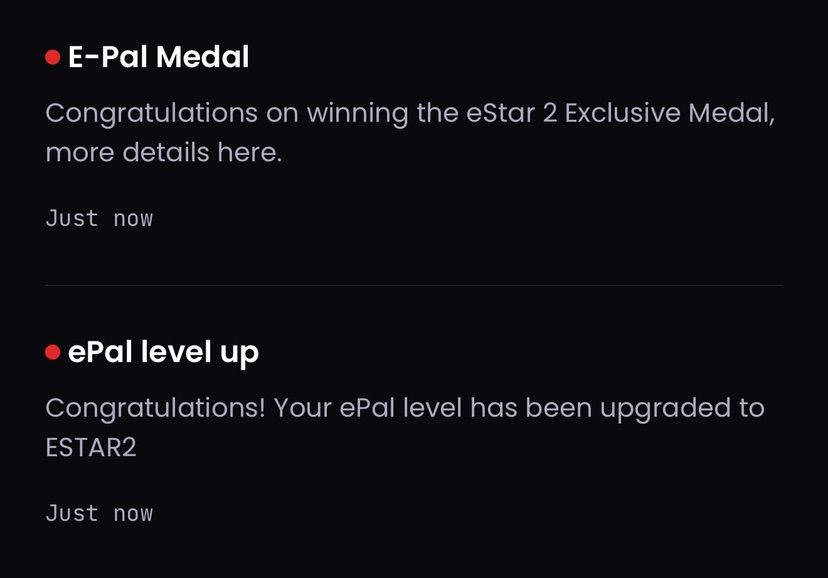 Yayy got estar 2 back ❣️