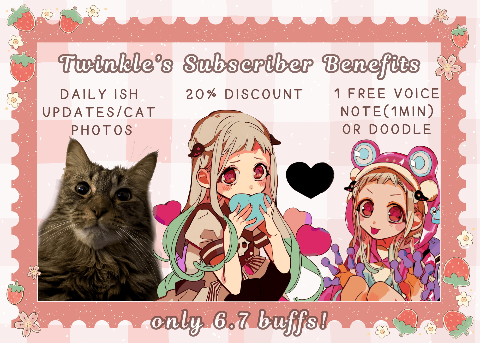 ⋆.𐙚 ̊ Subscriber Benefits! ⋆.𐙚 ̊