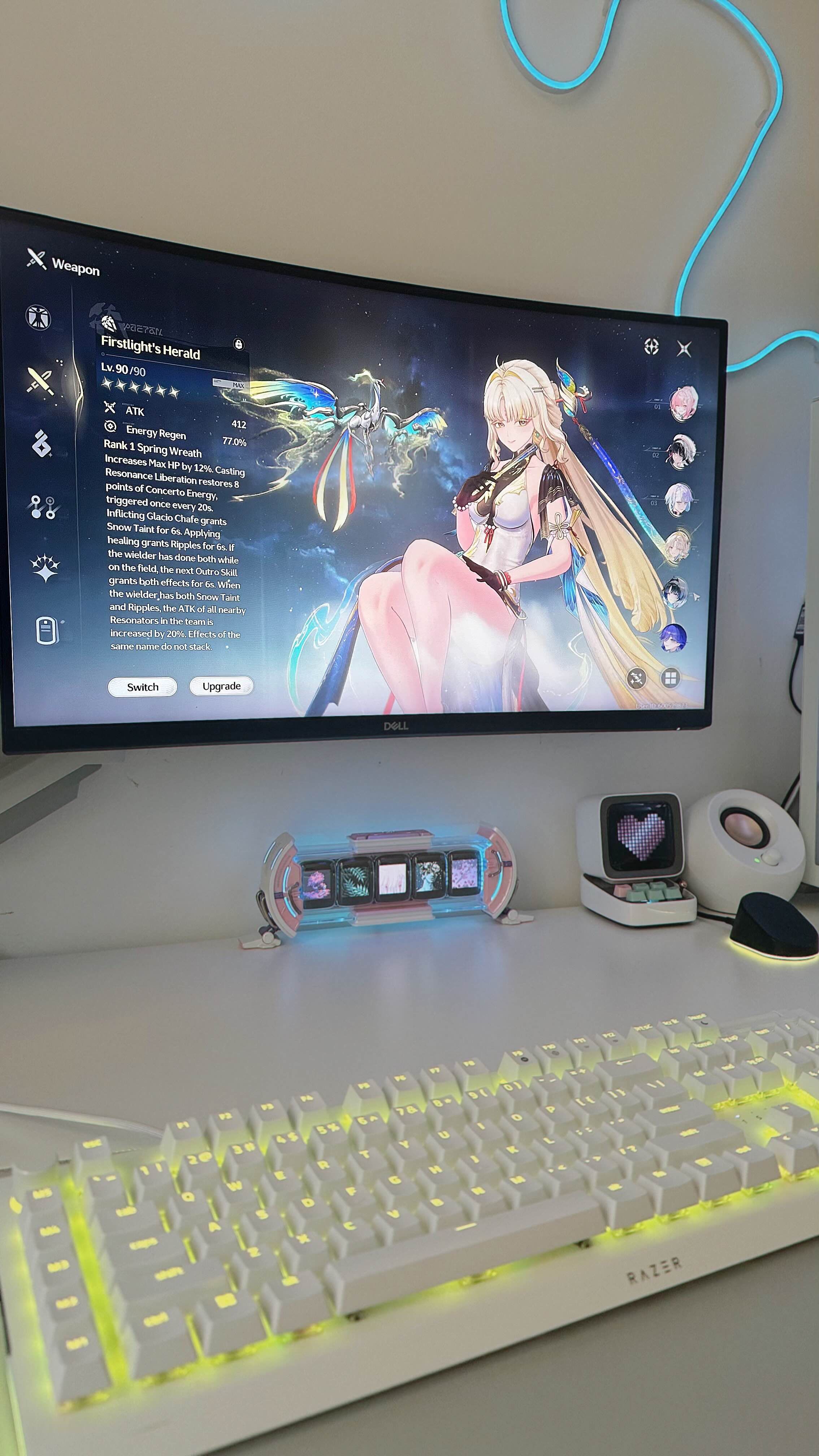 Setup and gacha pic ♥