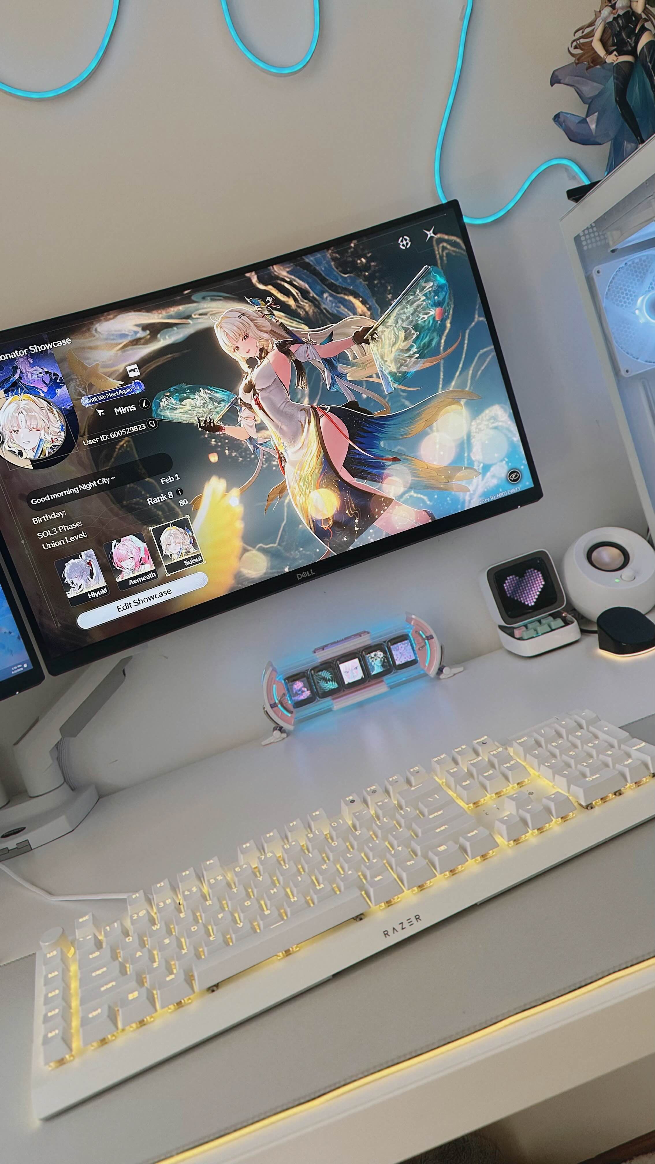 Setup and gacha pic ♥