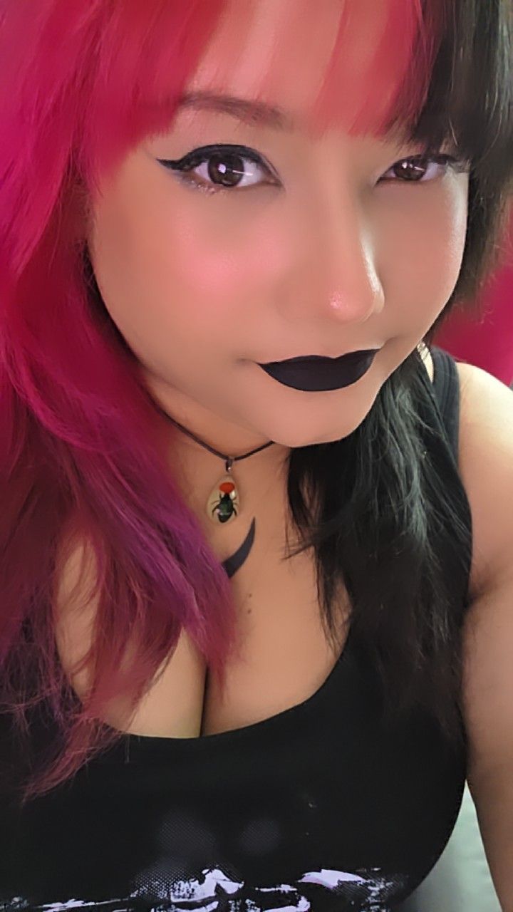 pink and black